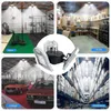 85-265V Indoor Garage Ceiling Lights E27 6000LM 60W high lumen Deformable bulbs Lamps LED Tribright Radar Sensor Parking Workshop Light