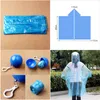 Portátil Moda One-time Raincoat Bola descartável Raincoats Poncho Rainwear viagem Chuva Brasão chuva desgaste para Camping DHL Pesca