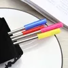10pcs/Set 8.5'' 10.5'' Drinking Straws 304 Stainless Steel Metal With Silicone Tip Cover Cleaning Brush Black Bag for 20/30OZ