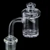 Embossage Quartz Banger Quartz Nail avec Sculpture Artistique Bas Sculpture Sculptures Quartz OD 25mm Accessoire Fumeur