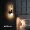 Nordic Iron Net Wall Lamp Glass Modern Luxury Sconce Hotel Cafe Store Corridor Stair Aisle Bedside Creative Dubbel Head Lighting