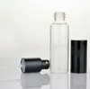 Hoge kwaliteit 30 ml glazen parfumflessen duidelijke glazen spray flessen 30 ml lege geur verpakking fles met zwart zilver goud cap lx1375