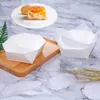 Plateau de service alimentaire jetable en carton blanc avec papier résistant à l'huile, conteneurs de collations à emporter, boîtes d'emballage de poulet frites