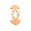 10PCS Beech Wooden Batman Teether Unfinished Wood Animal Food Grade Baby Wood Ring Teether DIY Nursing Necklace Charms Pendant