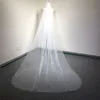 2 Tiers 3 meters Bridal Veil Long Soft Tulle White Ivory Wedding Veils Bridal Accessories In Stock Two Layers Headwear Bride Veils Comb