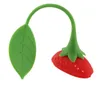 Schöne Frucht-Erdbeer-Form-Silikon-Tee-Kräutergewürze-Blatt-Ei-Sieb zum Verlieren von Blatttee in Teekanne, Teetasse