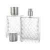 High Quality Transparent 100ml Glass Square Perfume Spray Bottles Empty Atomizer Refillable Bottle Travel Size WB2097