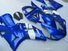 Kit carenatura Zxmotor 7gifts per Yamaha R1 2000 2001 White Blue Careings YZF R1 00 01 RT52