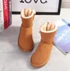 Dorp Shipping Nowe Kobiety Botki Styl Wodoodporna Krowa Zamszowa Skóra Winter Lady Buty Zewnątrz Buty IVG Rozmiar US3-13