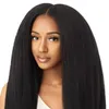 Kinky Rechte Clip in Hair Extensions Virgin Remy Humanhair Natural Black Color Dyable Bleachable 100Gram 7 stuks