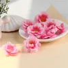 200 pièces 4.5 cm tissu artificiel fleur de prunier fleur de pêche sakura têtes de fleurs accessoires de bricolage