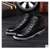 Hot Sale-Mens vestido Botas de alta qualidade Tornozelo Botas Homem Sapatos para Negócios Mens Dress Shoes