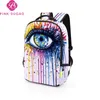 Pink sugao designer backpack new fashion school bags luxury bag colorful eye travel bags for middle school student large capacity 6 color