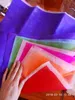 40PCs Wrapping Papper Färgat Tissuepapper för DIY Bröllop / Blomsterdekor 50 * 50cm Presentförpackning 100