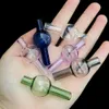 100% REAL XXL Quartz Thermal Banger med kolhydratkapet 10mm 14mm 18mm Double Tube Quartz Thermal Nail For Glass Water Pipe Free Frakt