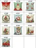 166 patrones Fundas de almohadas navideñas 45 x 45 cm Fundas de almohadas de lino para sofá Decoraciones navideñas Cojines baratos Slip BH18078