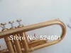 Brass Brass Brocket غير مرطب يمكن تخصيص شعار قابل للجودة عالية السطح ماتي ماتي مطلية بالذهب bb البوق الموسيقية شحن مجاني