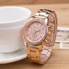 Pretty Watches Geneva Bling Crystal Women Girl Unisex Stainless Steel Watch Quartz Wrist Watch