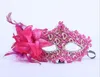 pink leather mask