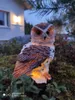 Owl shape Landscape Lights solar powered Lawn Lamp Outdoor Waterproof Landscape Decorative Night Light For Garden Yard