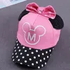 Fashion Kids Hat Mute Cartoon Mouse Baseball Caps for Children Garçons Garçons Baseball ADUBRAL ADUMBRAL CAP8542394