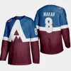 2021 Reverse Colorado Avalanche Nathan Mackinnon Cale Makar Gabriel Landeskog Joe Sakic Mikko Rantanen Home Away White Maroon Hockey Jerseys