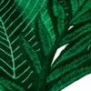 1 조각 녹색 바나나 잎 자 수 Applique 레이스 모티브 패브릭 패치 코드 스크랩북 장식 트리밍 장식 T2648