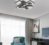 New Coffee Finished Modern led Ceiling Lights For Living Room Bedroom Study Room Home Deco 90-265V Ceiling Lamp Fixtures MYY