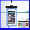Bolsa seca universal transparente para celular, bolsa à prova d'água em pvc para celular para natação, mergulho, esportes aquáticos bag5422680