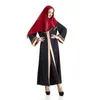 Türkisch-arabische traditionelle Kleidung, muslimisches Abaya-Damenkleid, knöchellanges Damengewand, islamische Kostüme, Ramadan-Eid-Mubarak-Kleidung