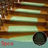 5pcs Lysande trappor Mattor Non-Slip Självhäftande trappor Mats Steg Rektangel Mattor Familj Barn Gammal Man Safe Stair Carpet1