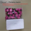 16 pezzi scatola di sapone regalo floreale petalo di fiore artificiale rosa decorazione ornamento festa di San Valentino decorazione tenendo fiori12833