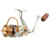 Ny fiske reel metall rocker reel uppgradering spinneret spolar fiske blötdjur spinning strand spel för fiske