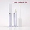 Bouteille de brillance à lèvres claire carrée blanche haut 4 ml tubes à lèvres vides Liquide Lip Bloss Rechargeable Bouteilles CONTAGNEURS PACKAG7793337