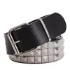 Black Fashion Rhinestone Rivet Belt Menwomen039s Studded Belt Punk med Pin Buckle 7806939