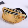 Laser Fanny Pack Pacote brilhante Pacote de quadril Bolsa de quadril Banana Banana Bag Unissex Outdoor Beach Travel Bag Purse4291876