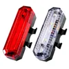 Bike Light USB Aviso recarregável Mountain Bike Taillight Outdoor Noite de equitação Segurança Bike Light 5LED Lâmpada de bicicleta