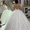 Abiti da sposa in pizzo di tulle bianco Appliques Abito da ballo principessa Abito da sposa Abiti da sposa Foreml Party Plus size Vestidos de Noiva 2275u