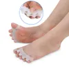 Silicone Bunion Corrector Toe Separators Straightener Silicone Foot Care Bunion Protector Feet Care Tool Pro Massager RRA604