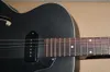 Factory Custom Полуполовие матовая черная электрическая гитара с белыми тюнерами, фрета палиса, может быть настроена