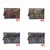 3 estilos Saco Envelope Leopard Impresso Bolsas PU carteira de couro da bolsa Leopard com 500pcs CCA12138 TRANSPORTE MARÍTIMO