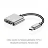 Cable Aux Aux Aux 3.5mm في 1 USB Type C شحن محول الصوت لـ Leeco Le Max 2/Pro Carephone Car USB-C Cable for Xiaomi Samsung