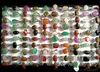 En gros 50 pcs Top Mix Coloré PIERRE NATURELLE anneaux Femmes Dames Cristal Charme Élégant Anneau De Mode Strass Anneau De Noël Bijoux