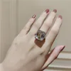 オリジナル925シルバースクエアリングアッシャーカット作成Moissanite結婚式の婚約カクテル女性Topaz Rings Fingerファインジュエリー