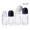 30 ml 50 ml / 1.69 1 Oz Clear Hervulbare Glass Roll-on Deodorant Flessen Herbruikbare Lekvrije Massage Roller Flessen Containers met Roller Ball