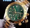 6 stilar Mode Noble Mens Watch Sapphire 116500 116503 Mens Klockor Automatisk mekanisk armbandsur Rostfritt stål Hot Sale