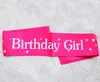 Birthday Girl Sash Soft Satin Party Favors 16th 18th 21st 25th 30th 40th 50th Sash Great Party Supplies and Decorations