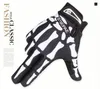 Мода-велосипедиста Гоночные перчатки Зима Лето Пять пальцев перчатки пальцев Protected череп печатных дышащие перчатки