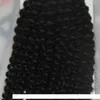 1 Jet black 1 Bundles 10 à 26 pouces cheveux tressés humains en vrac sans trame mongol Afro crépus bouclés cheveux en vrac pour Braiding3901815