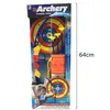 Skjutspel Simulering Bow Arrow Plast Soft Sucker Arrow med Target Set Archery Spots Outdoor Toys Kids Boy Gift5004651